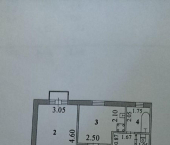 3-комн, 64кв м, этаж 4/4 улица Ушинского, 3