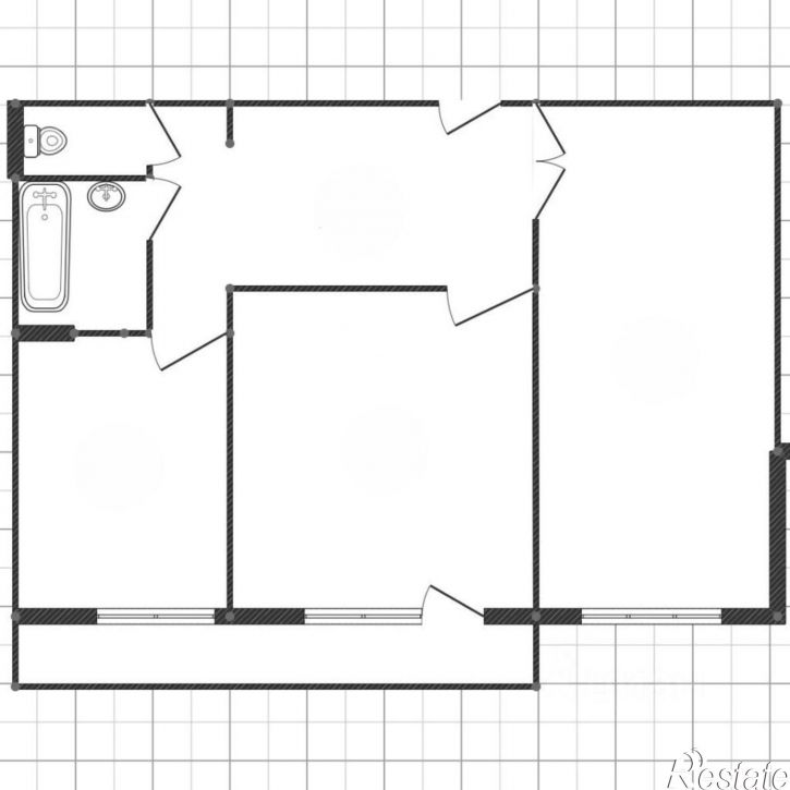 2-комн квартира ул им. Генерала Меркулова, 3,  д. 3