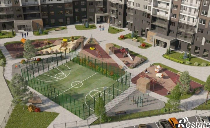 2-комн квартира в новом доме Минская улица, 6Б,  д. 6Б