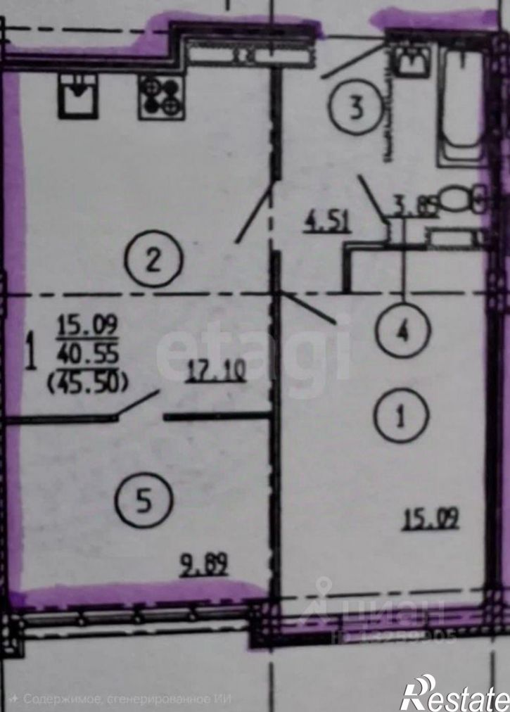 2-комн квартира ул Студеновская, 23б,  д. 23б