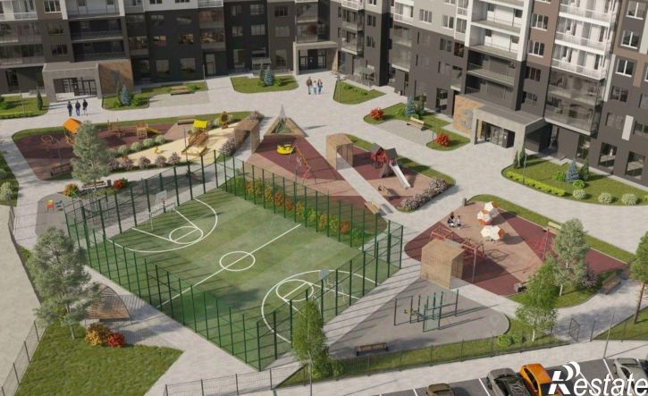 2-комн квартира в новом доме Минская улица, 6Б,  д. 6Б