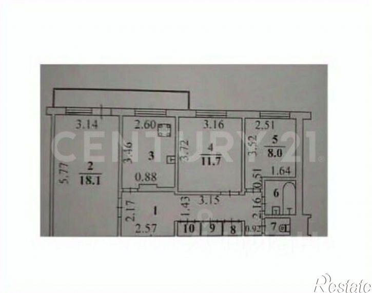 3-комн квартира ул М.Горького, 13,  д. 13