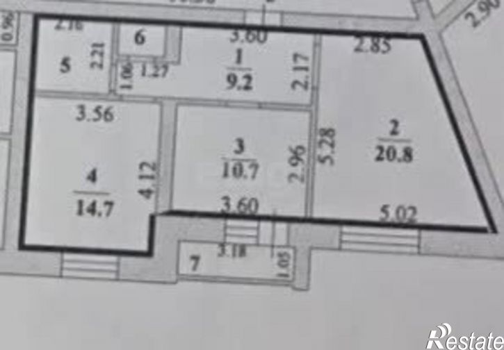 2-комн квартира улица Славянова, 1,  д. 1