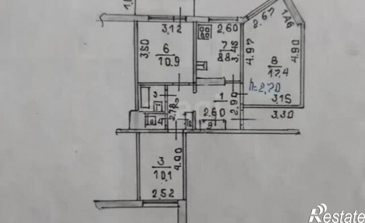 3-комн квартира ул Звездная, 13,  д. 13
