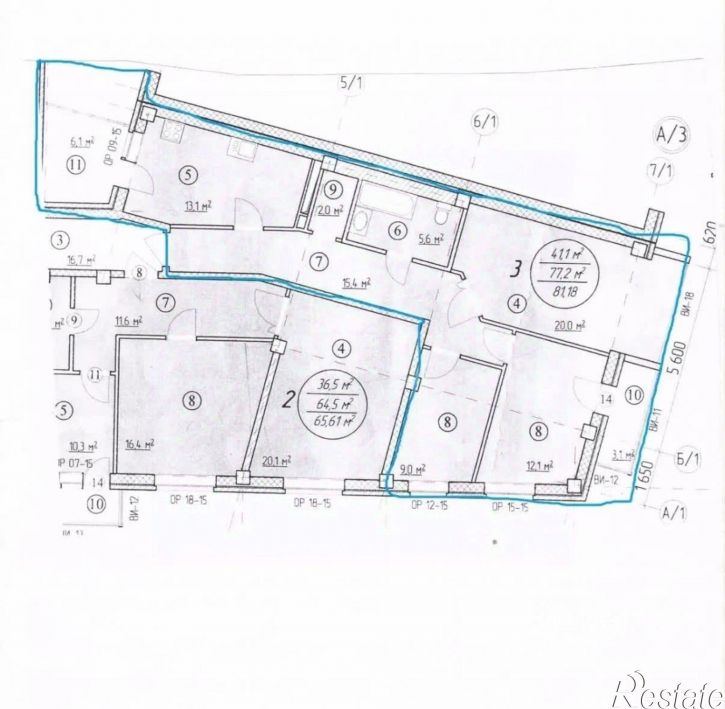 3-комн квартира ул Свиридова И.В., 6,  д. 6