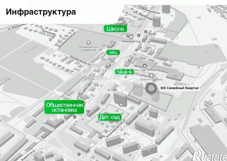 1-комн квартира в новом доме ул Агрономическая, 7,  д. 7