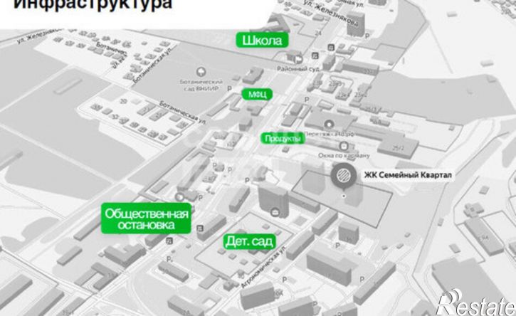 3-комн квартира в новом доме ул Агрономическая, 7,  д. 7
