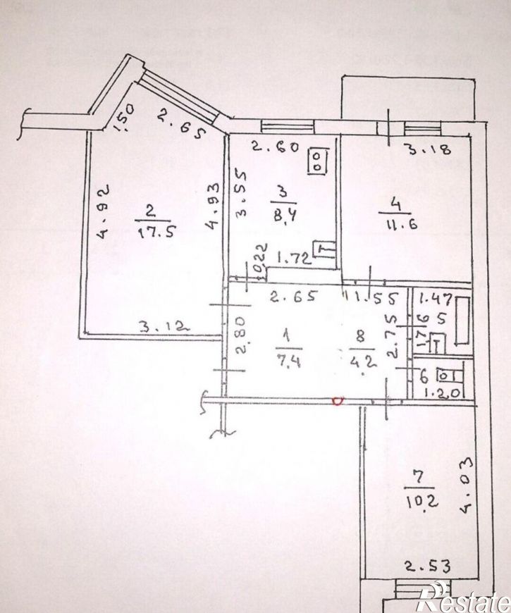 3-комн квартира ул им. Генерала Меркулова, 31,  д. 31