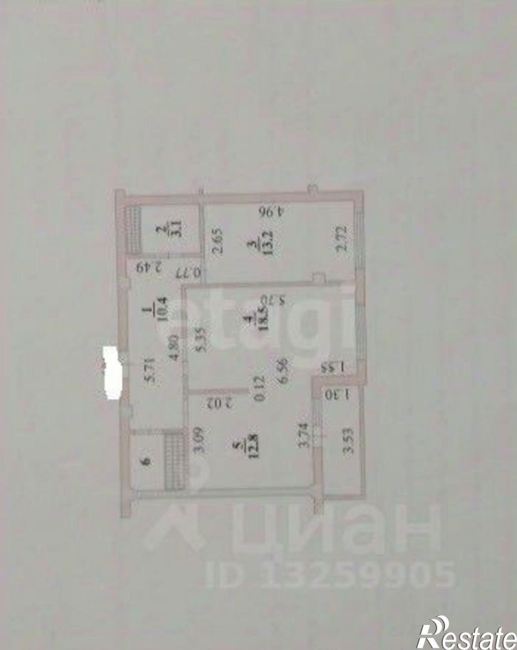 2-комн квартира ул Коцаря С.Л., 9/2,  д. 9/2