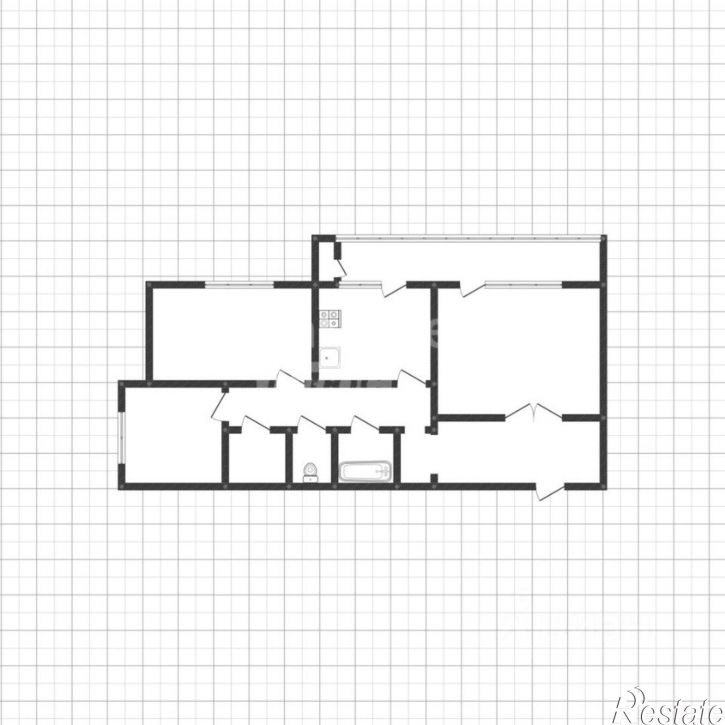 3-комн квартира ул Циолковского, 34/5,  д. 34/5