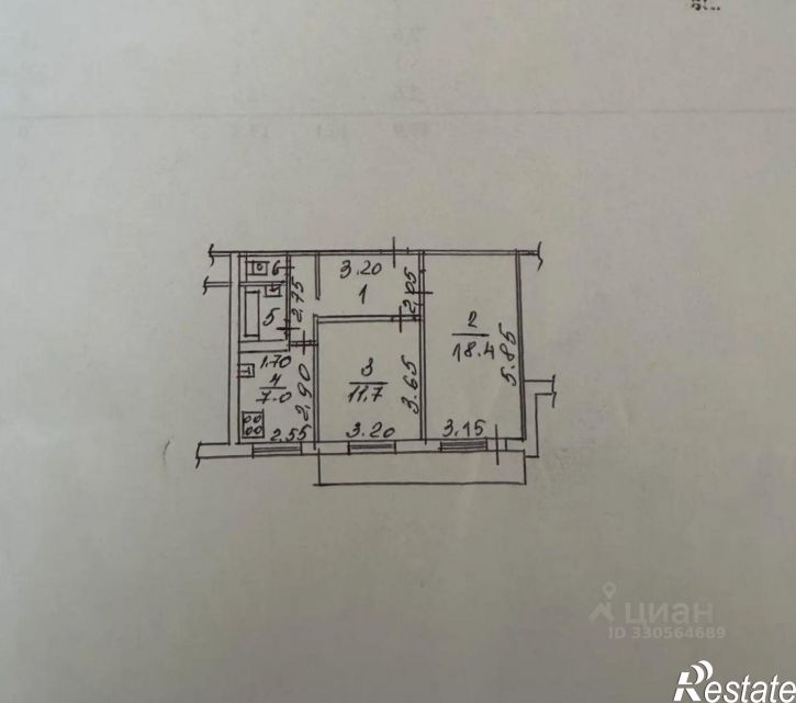 2-комн квартира ул Московская, 101,  д. 101