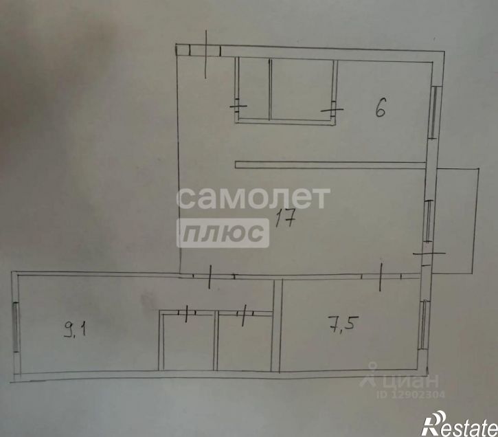 3-комн квартира ул Гагарина (Сселки), 71,  д. 71