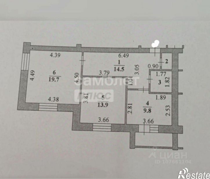 2-комн квартира б-р Сергея Есенина, 5,  д. 5