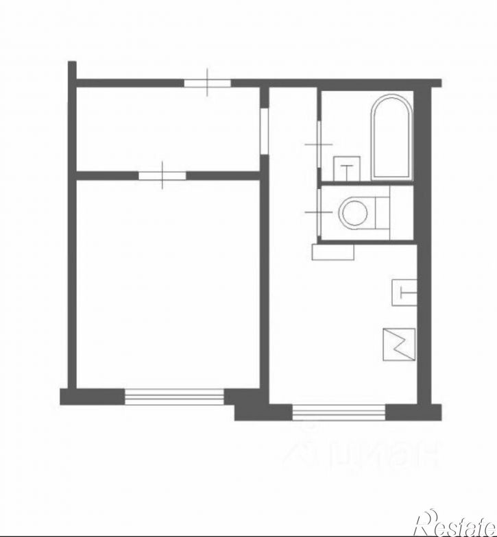 1-комн квартира Индустриальная улица, 8,  д. 8