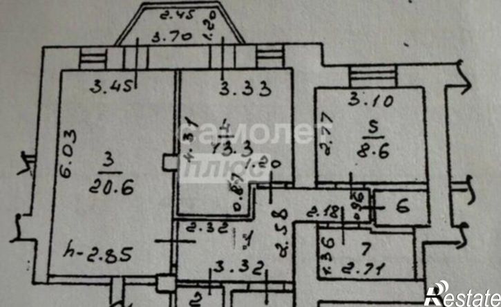 2-комн квартира ул Валентины Терешковой, 13Б,  д. 13Б