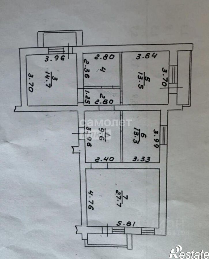 3-комн квартира ул Нижняя Логовая, 2,  д. 2