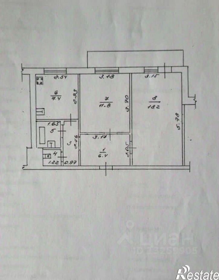 2-комн квартира мкр 15-й, 10,  д. 10