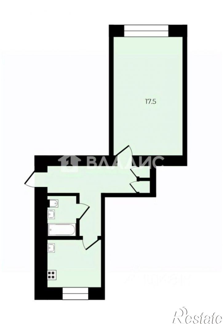 1-комн квартира пр-кт Победы, 19,  д. 19
