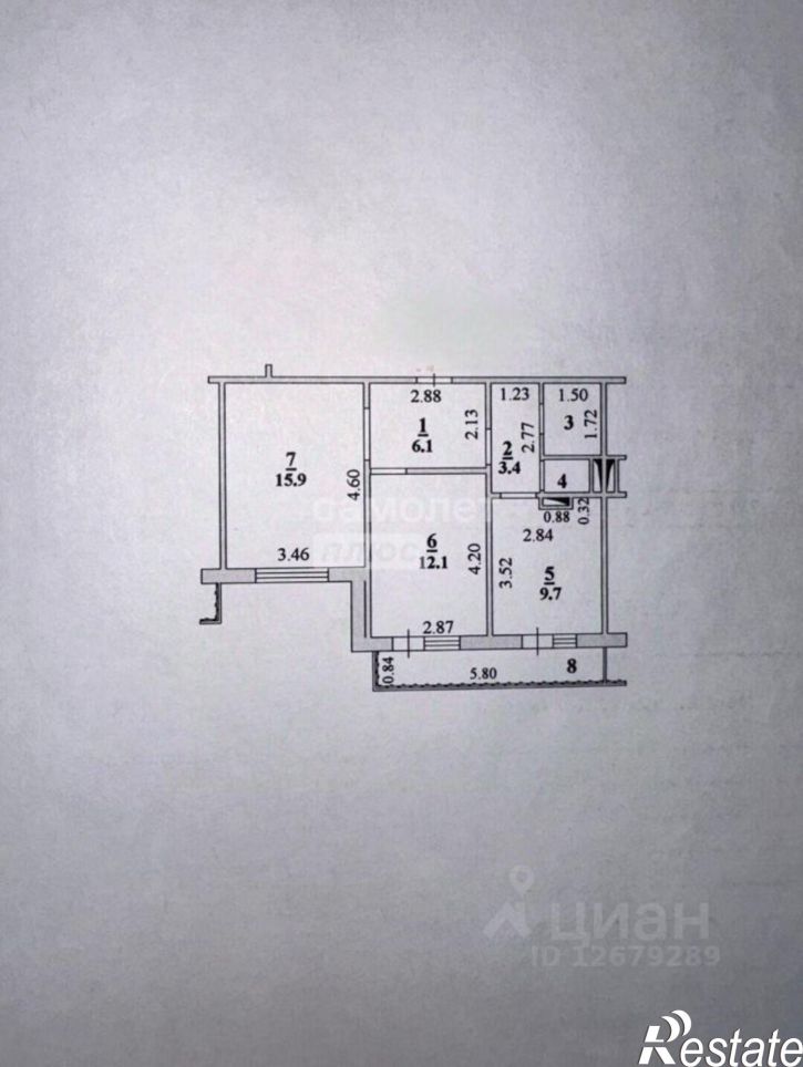 2-комн квартира ул Леонтия Кривенкова, 37,  д. 37