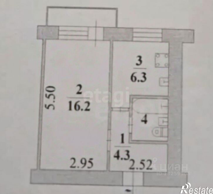 1-комн квартира ул 40 лет Октября, 33б,  д. 33б