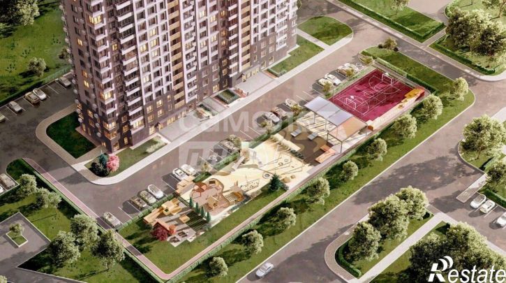 1-комн квартира в новом доме ул Василия Саунина, 3,  д. 3