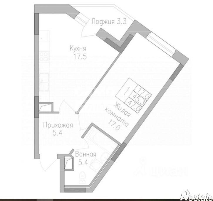 1-комн квартира в новом доме ул Тельмана, 116А,  д. 116А