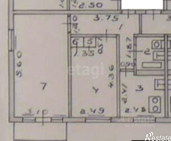 2-комн квартира ул Валентины Терешковой, 9/1,  д. 9/1