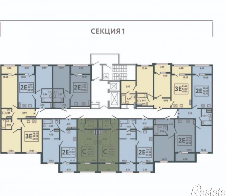 2-комн квартира в новом доме ул Перова, 2Е,  д. 2Е