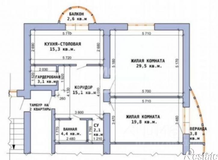 2-комн квартира ул Космонавтов, 18/1,  д. 18/1