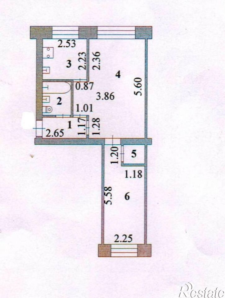 2-комн квартира ул П.А. Папина, 23/2,  д. 23/2