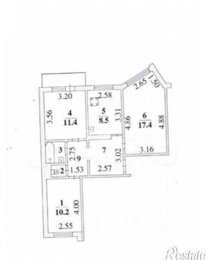 3-комн квартира б-р Сергея Есенина, 4,  д. 4