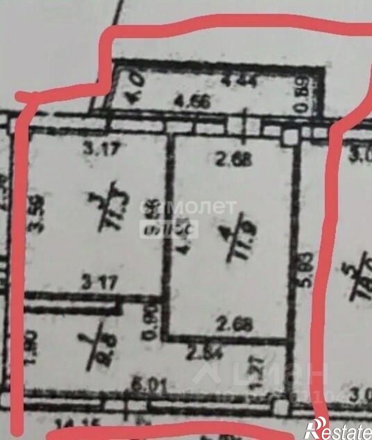 2-комн квартира ул Свиридова И.В., 14,  д. 14