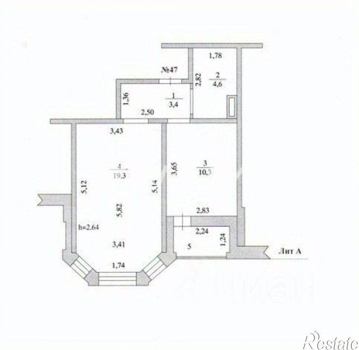 1-комн квартира ул Свиридова И.В., 12,  д. 12