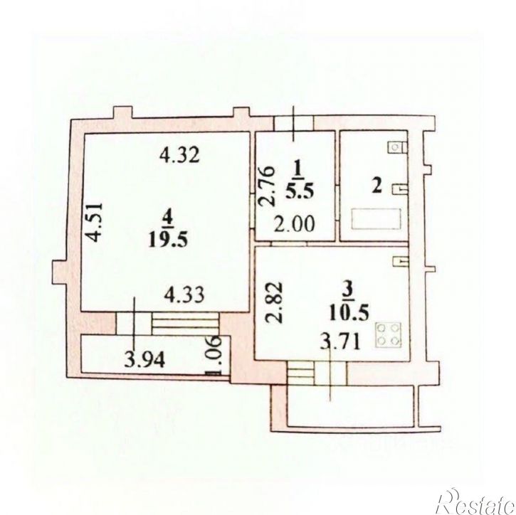 2-комн квартира ул Хренникова, 1,  д. 1