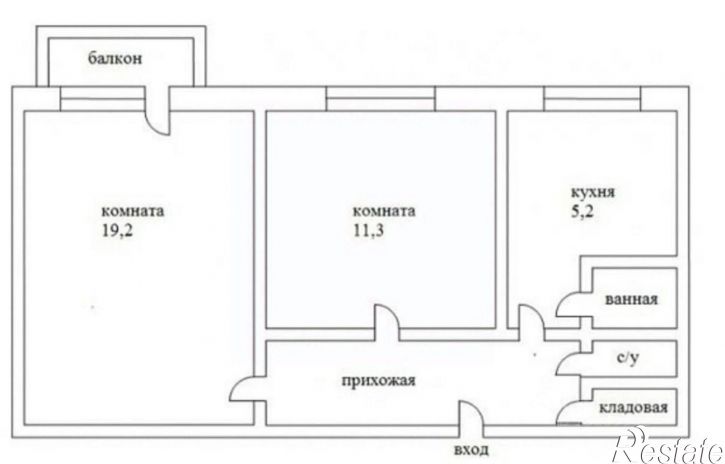 2-комн квартира ул И.Г. Гришина, 4,  д. 4