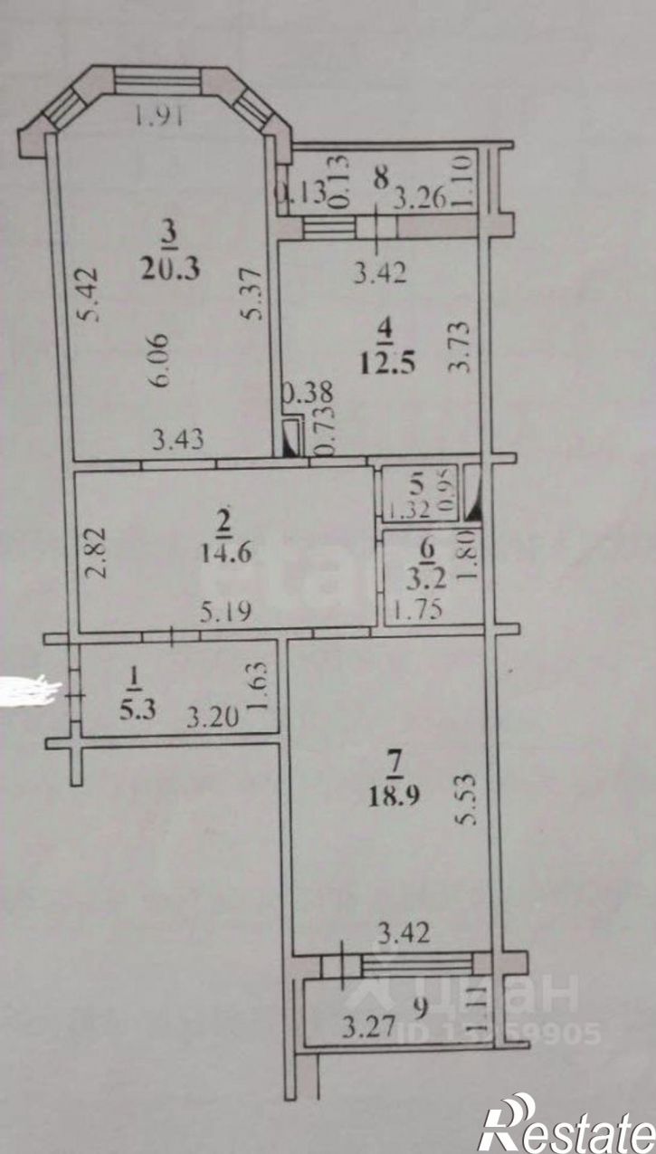 2-комн квартира ул Свиридова И.В., 20 2,  д. 20 2,  к. 2