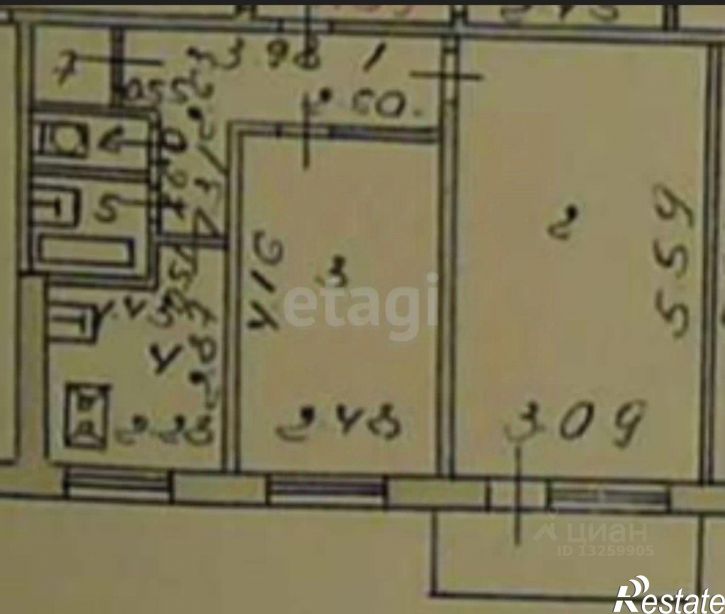 2-комн квартира мкр 15-й, 21,  д. 21
