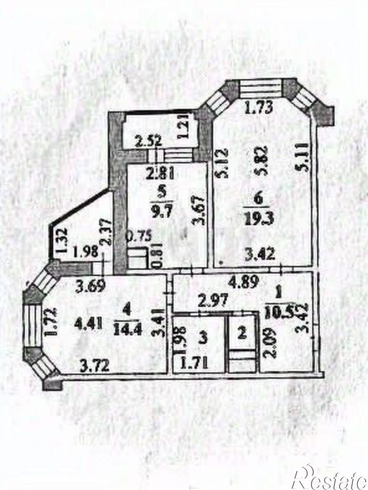 2-комн квартира ул Ульяны Громовой, 5,  д. 5