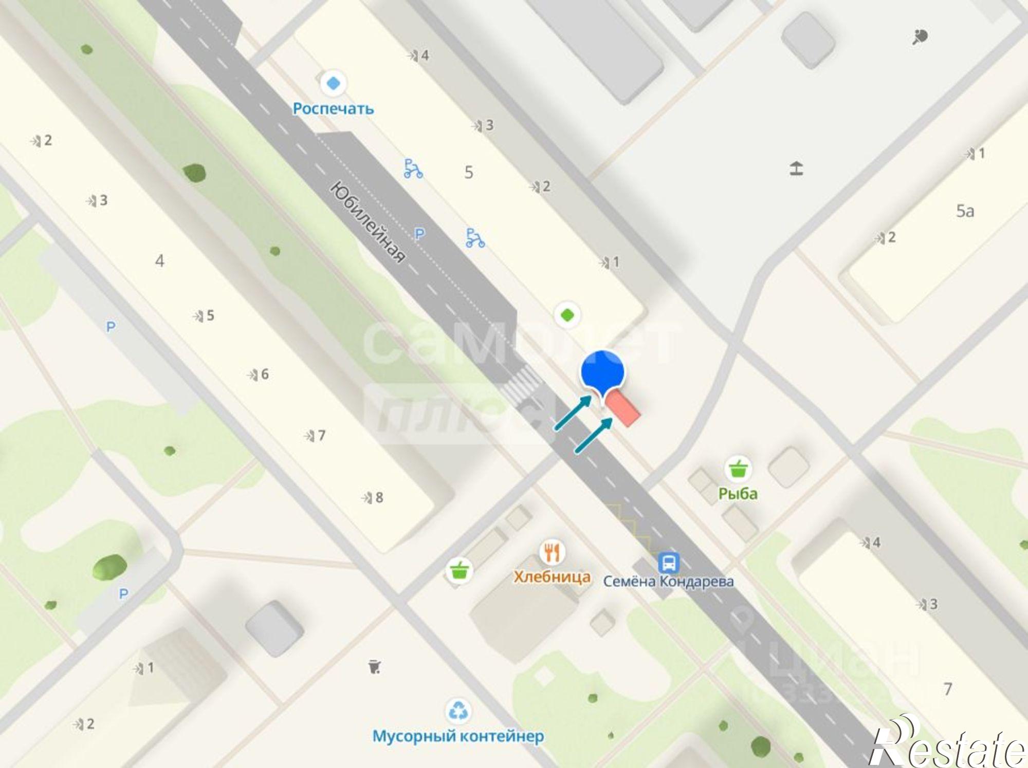 Купить торговое помещение за 800 010 рублей на ул Юбилейная, 5