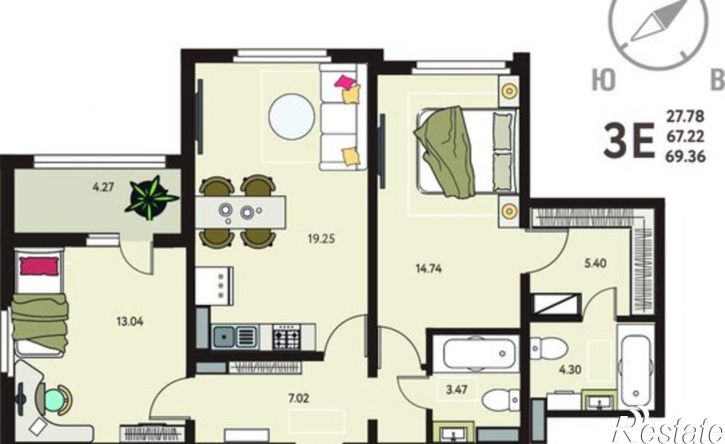 2-комн квартира улица Механизаторов, 15К