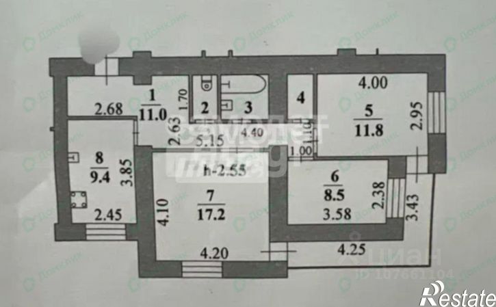 6-комн квартира пр-кт Победы, 110,  д. 110