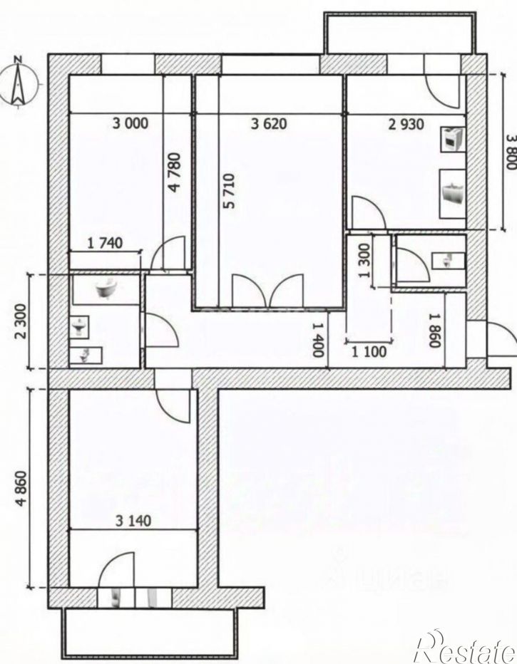 3-комн квартира мкр 9-й, 20а,  д. 20а