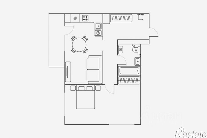 2-комн квартира ул М.И. Неделина, 4Г,  д. 4Г
