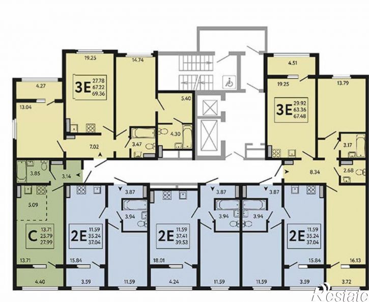 2-комн квартира в новом доме улица Механизаторов, 15а вл3,  д. 15а вл3