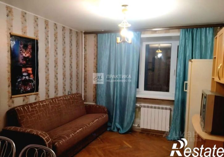 1-комн квартира Левобережная улица, 3,  д. 3