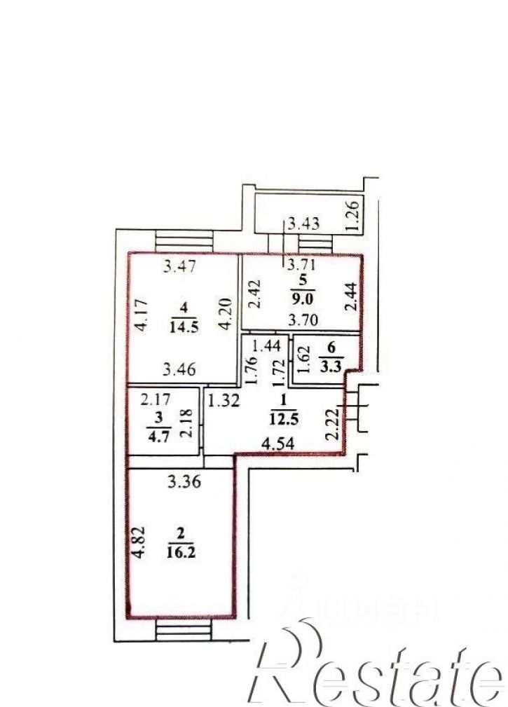 2-комн квартира Шоссейная улица, 2,  д. 2