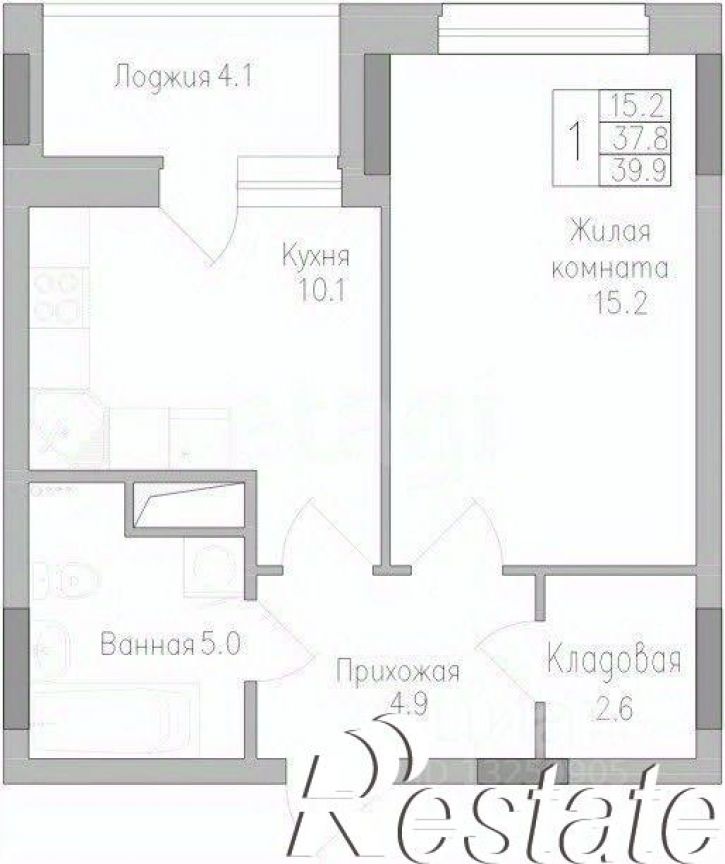 1-комн квартира улица Тельмана, 120,  д. 120
