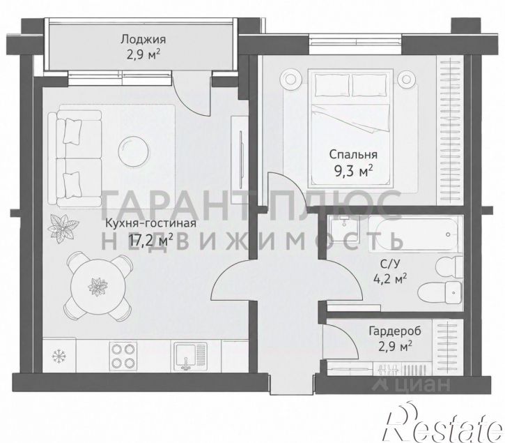 1-комн квартира проспект Победы, 101,  д. 101