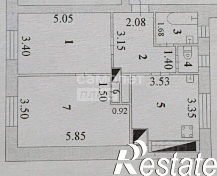 2-комн квартира проспект Мира, 21,  д. 21