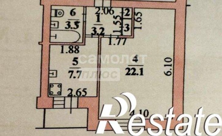 1-комн квартира улица Механизаторов, 19Б,  д. 19Б